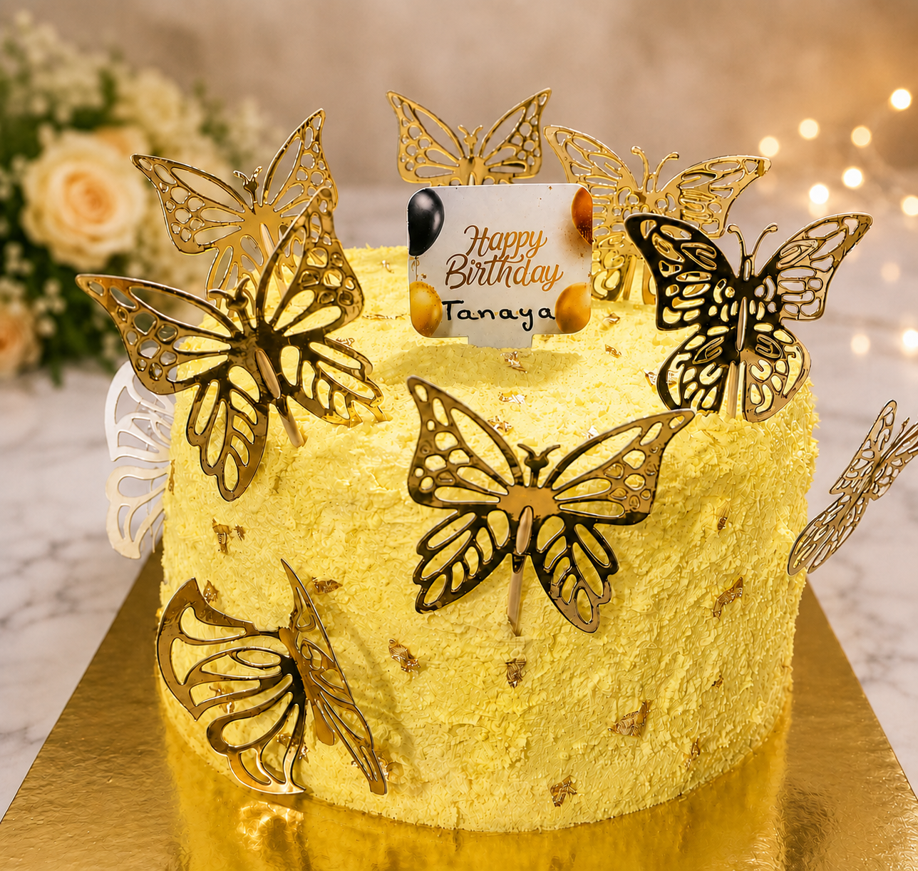 Butterfly Theme Cake