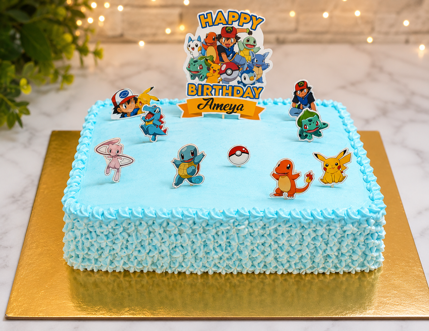 Pokemon Theme Cake
